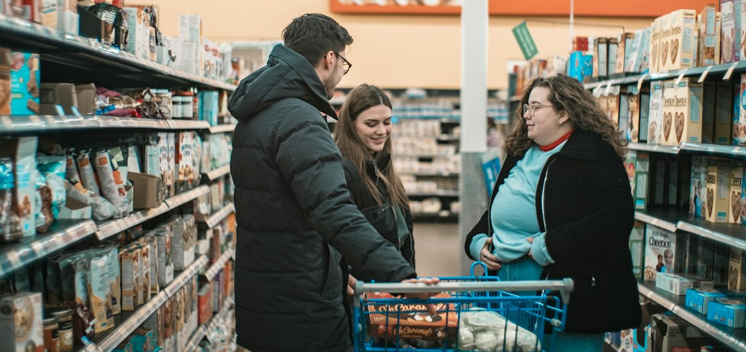 store detective observing shoppers